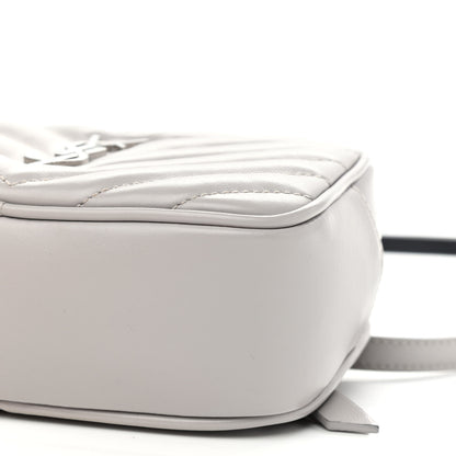 Saint Laurent Calfskin Matelasse Monogram Lou Belt Bag Grey 8 of 8