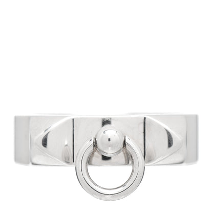 Hermes Sterling Silver PM Collier De Chien Ring 51 5.75 1 of 5