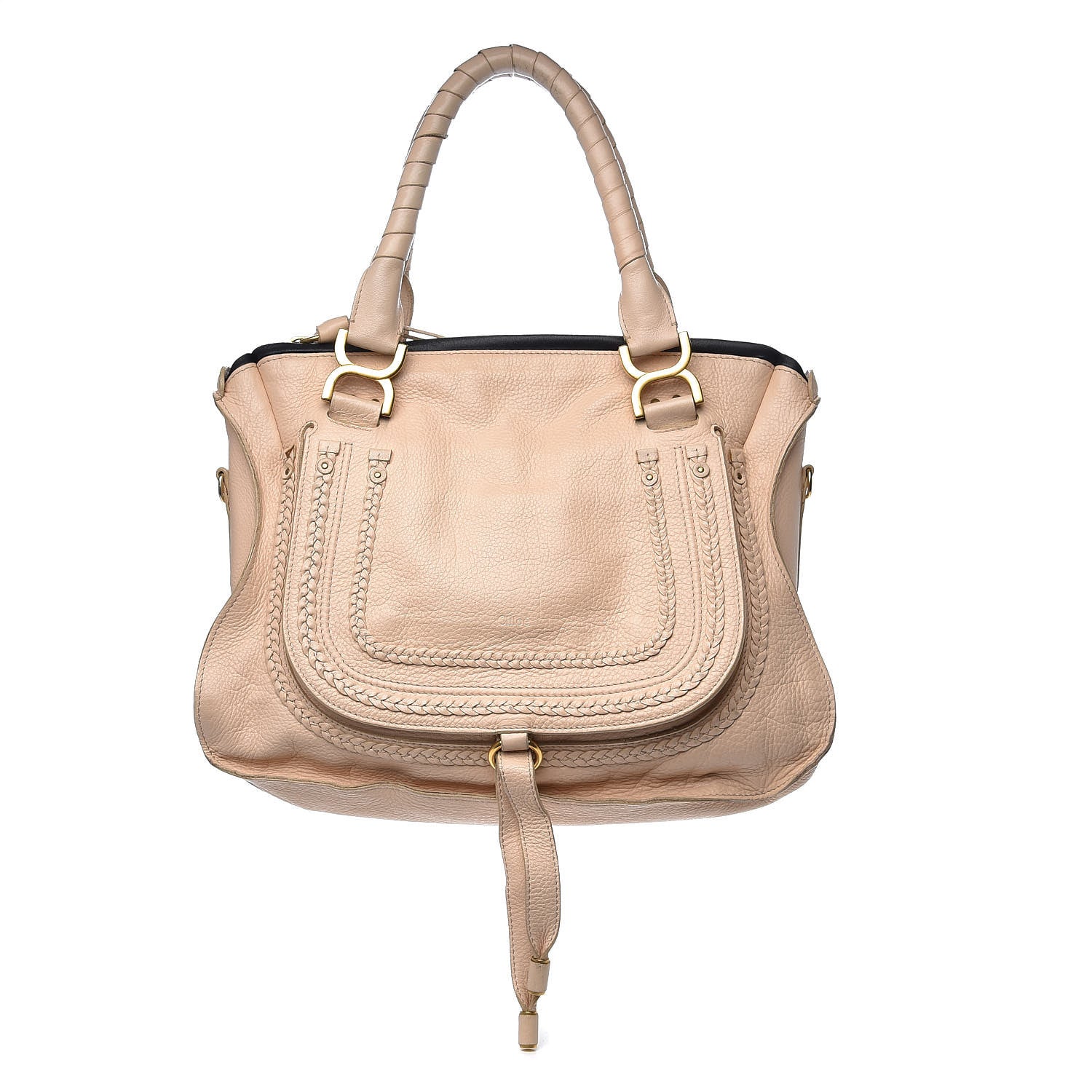 Chloe Calfskin Medium Marcie Satchel Cream 1 of 26