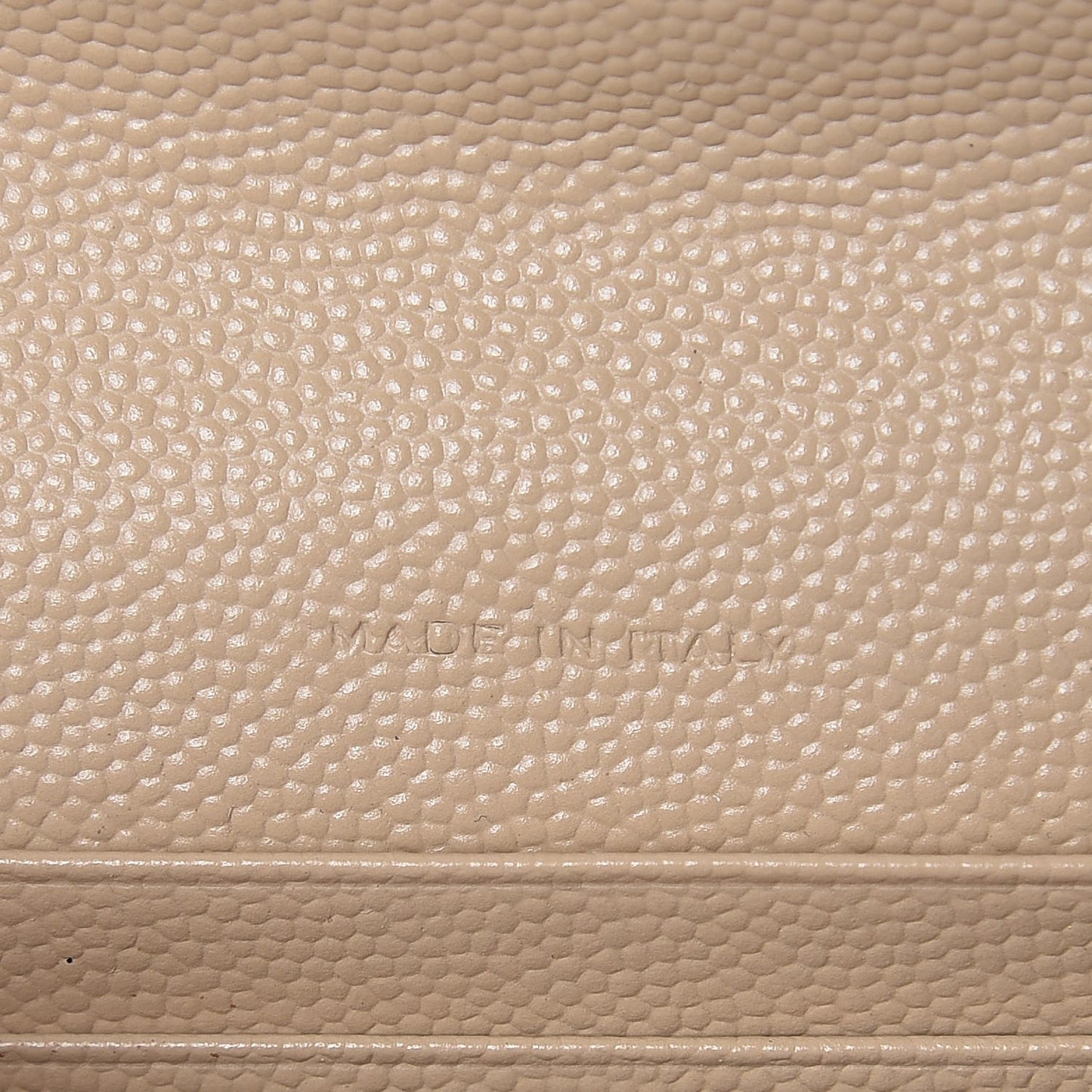 Grain De Poudre Matelasse Chevron Small Monogram Envelope Wallet Nude Powder