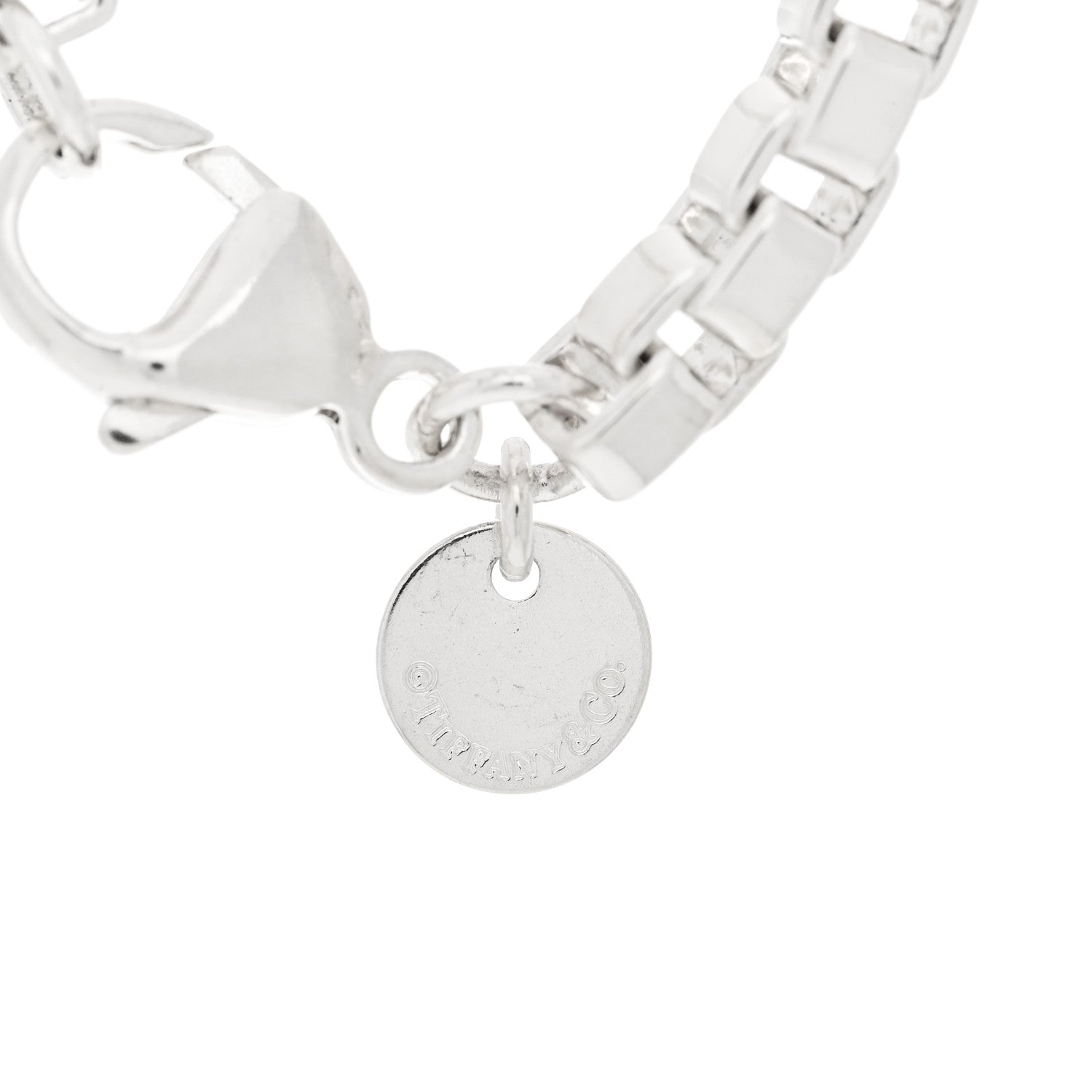 Tiffany Sterling Silver 4mm Venetian Link Bracelet 3 of 4