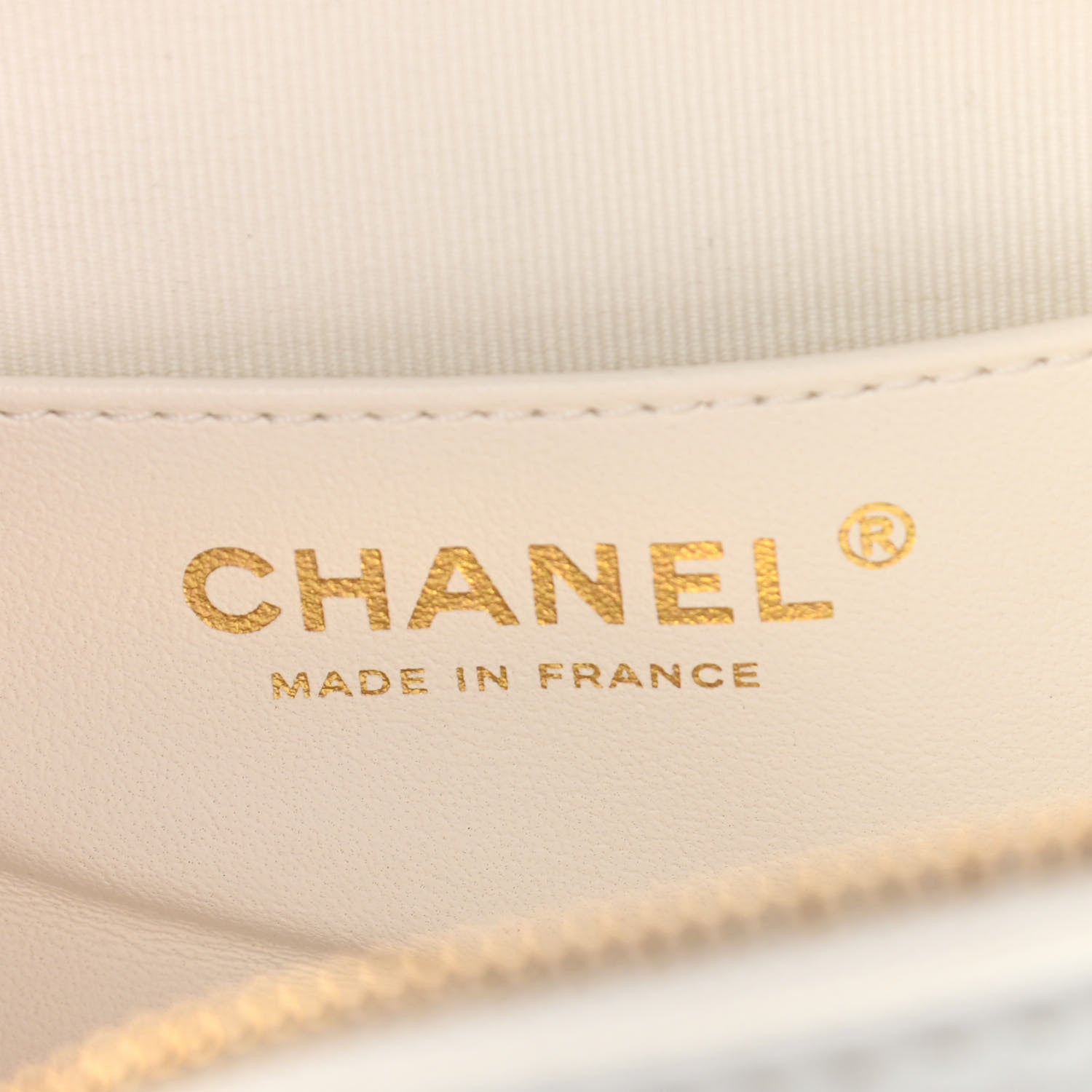 Chanel Lambskin Quilted CC In Love Heart Bag White 6 of 11