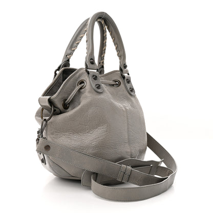 Balenciaga Agneau Classic Hardware Mini Pompon Gris Pyrite 3 of 15