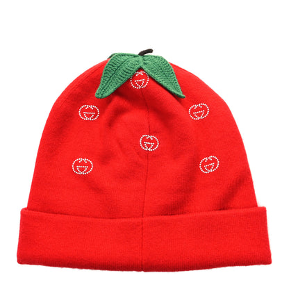Gucci X PALACE Knit Interlocking G Strawbeanie Hat M Red 2 of 4