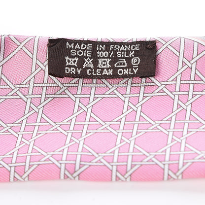 Hermes Silk Les Voitures A Transformation Twilly Jaune Soufre Vieux Rose Vert 3 of 4