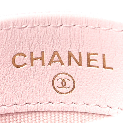 Chanel Caviar Quilted Card Holder Light Pink 6 of 12