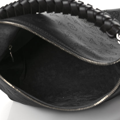 Louis Vuitton Mahina Beaubourg Hobo MM Black 5 of 9