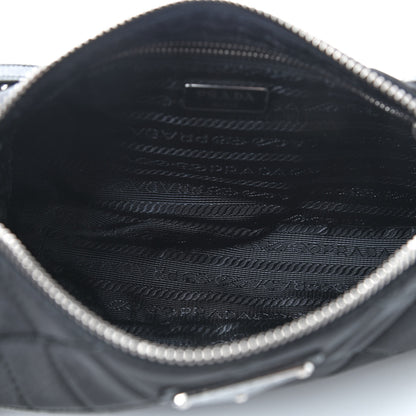 Prada Nylon Tessuto Impuntu Quilted Crossbody Bag Black 4 of 8