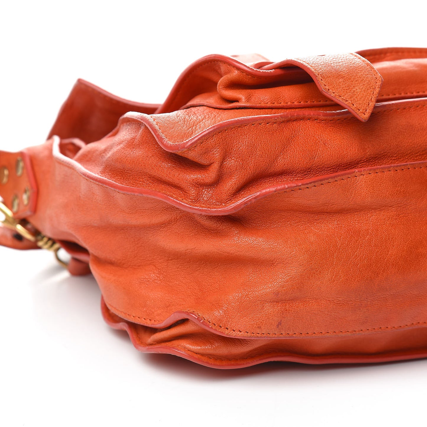Lambskin Medium PS1 Satchel Orange Pepper
