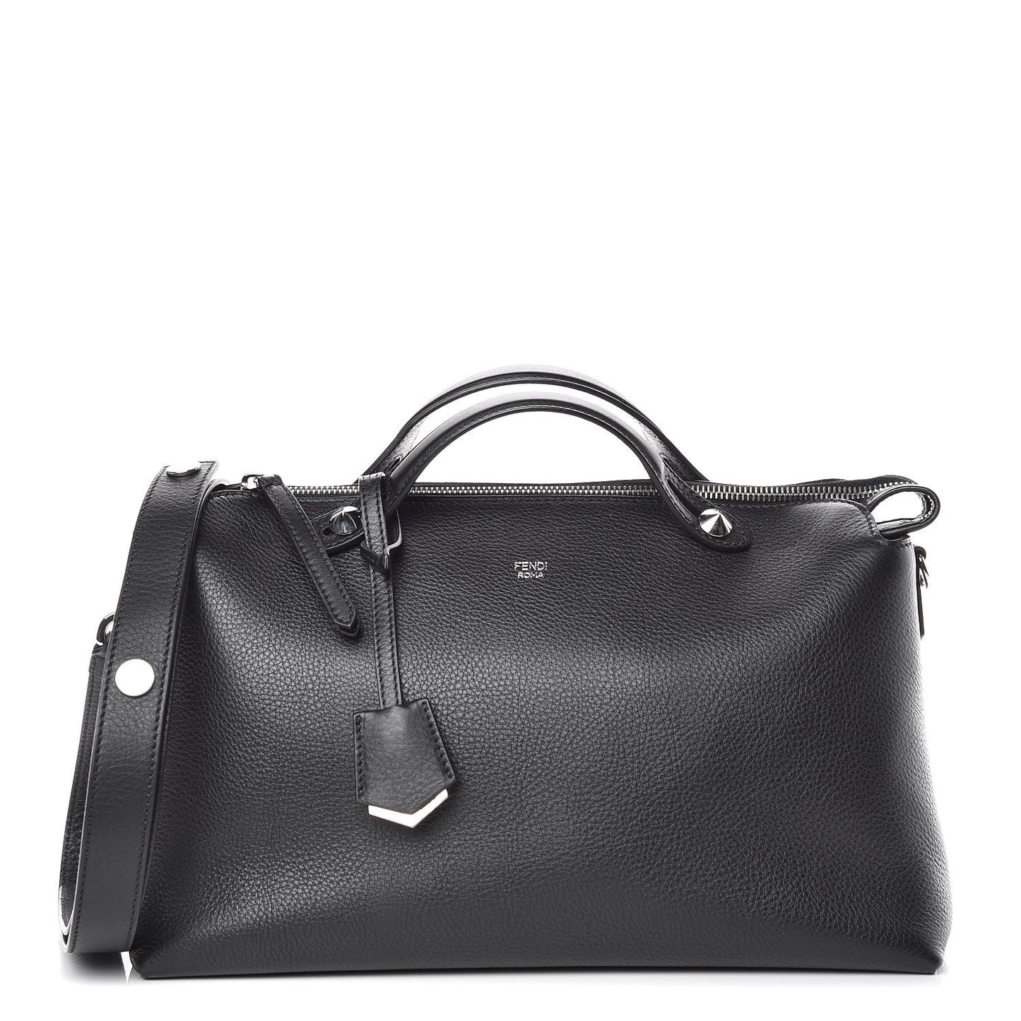 Vitello Dolce Large By The Way Boston Bag Black