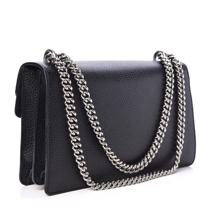 Gucci Pebbled Calfskin Small Dionysus Shoulder Bag Black 4 of 12