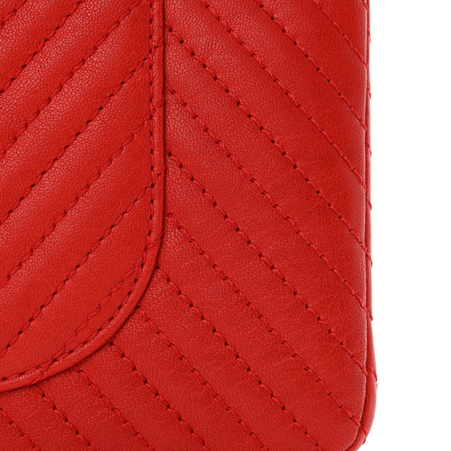 Sheepskin Chevron Quilted 2.55 Reissue 226 Flap Red