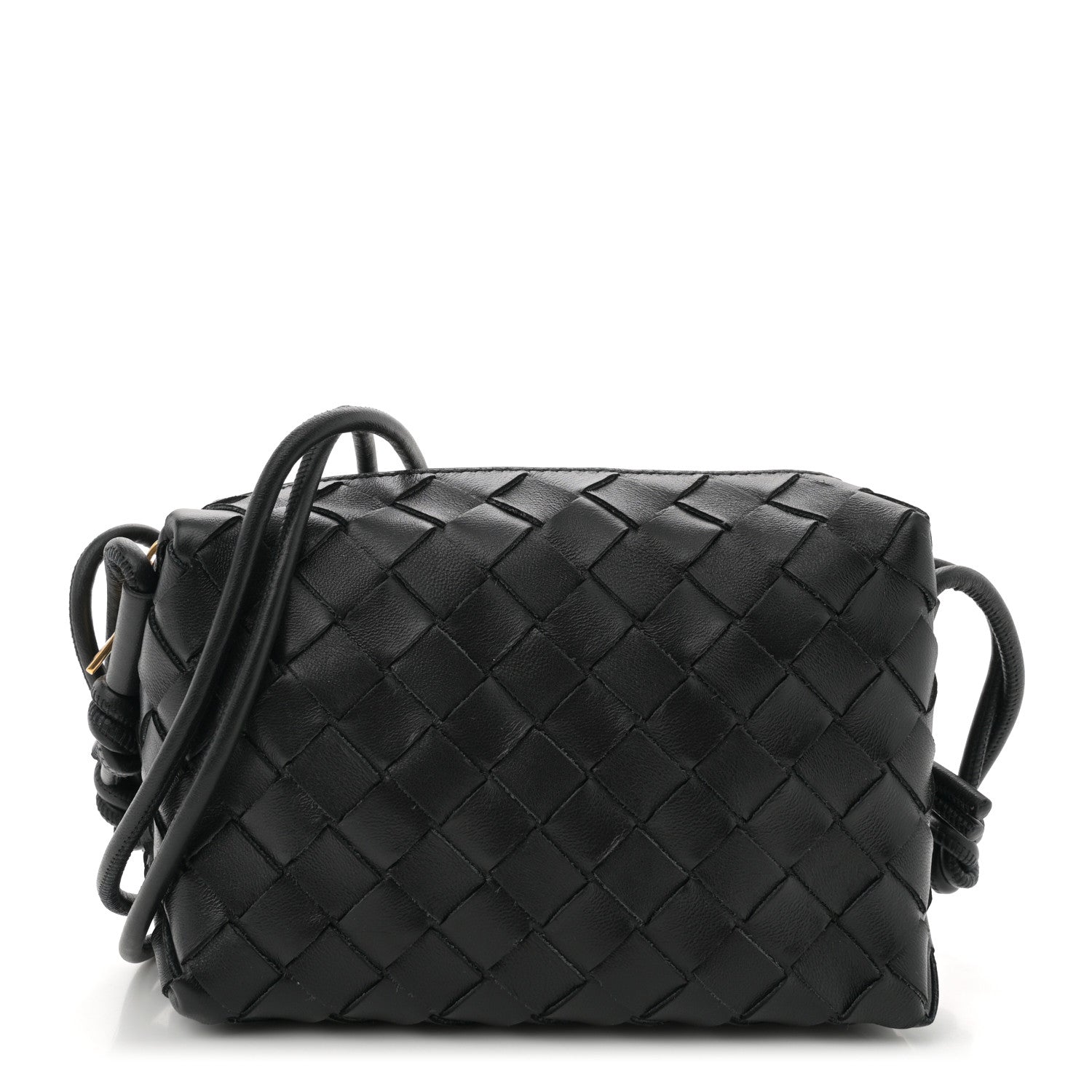 Bottega Veneta Nappa Intrecciato Mini Loop Camera Bag Black 1 of 9