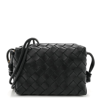 Bottega Veneta Nappa Intrecciato Mini Loop Camera Bag Black 1 of 9