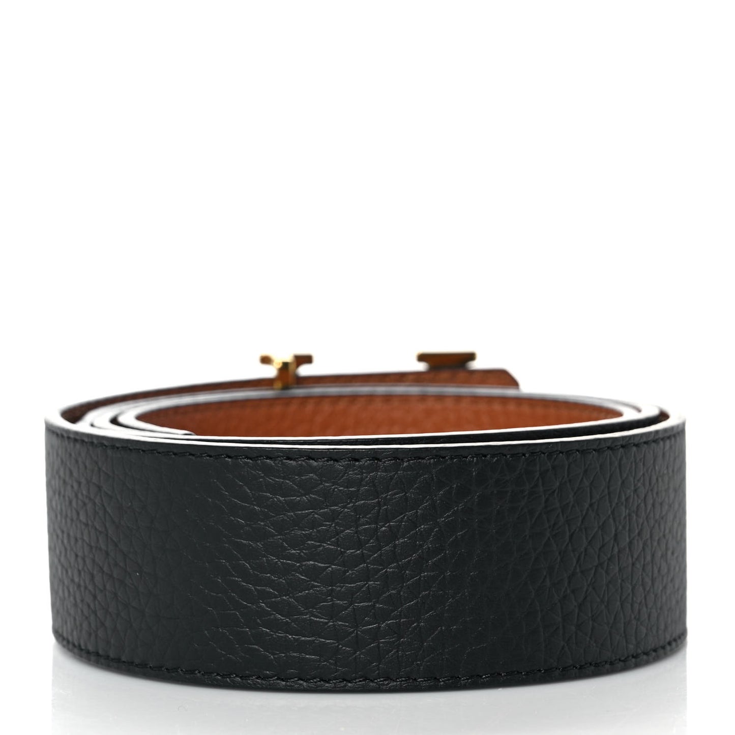 Calfskin 30mm LV Initiales Belt 100 40 Black