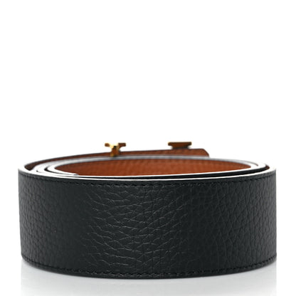 Louis Vuitton Calfskin 30mm LV Initiales Belt 100 40 Black 2 of 4