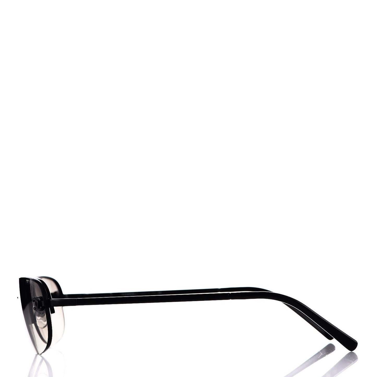Metal CC Frameless Sunglasses 4099 Black