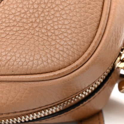 Gucci Pebbled Calfskin Small Soho Disco Bag Camelia 15 of 18