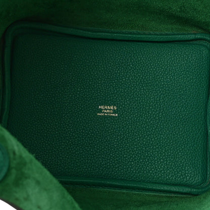 Hermes Taurillon Clemence Picotin Lock 18 PM Menthe 5 of 10