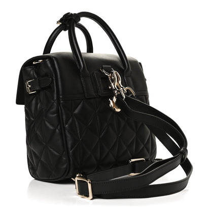 Mulberry Nappa Quilted Mini Cara Delevingne Convertible Bag Black 3 of 13