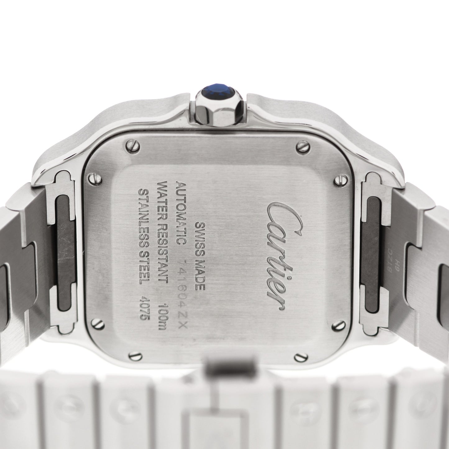Stainless Steel 35mm Santos de Cartier Automatic Watch