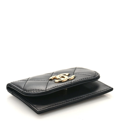 Chanel Lambskin Quilted Flap Waist Bag Insert Black 4 of 8