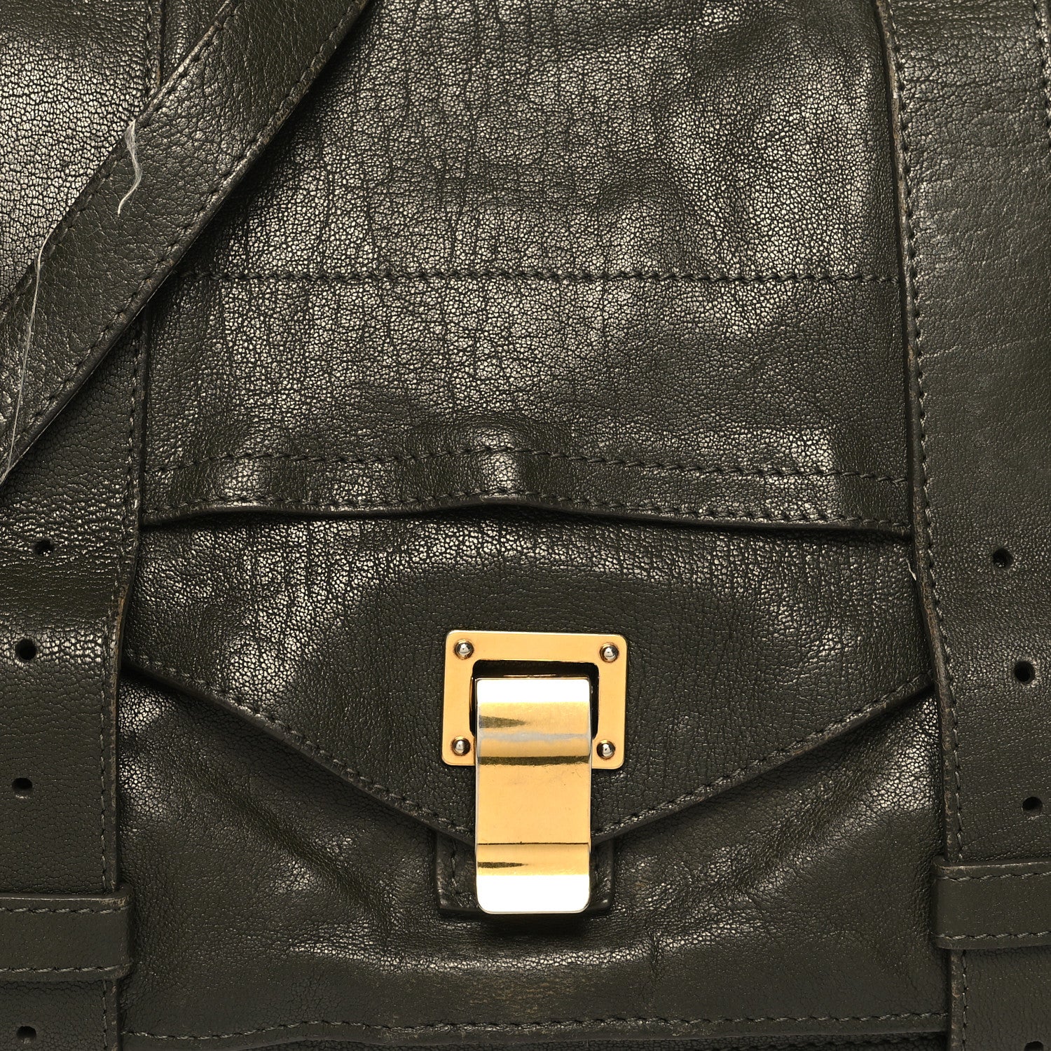 Proenza Schouler Lambskin Medium PS1 Satchel Military 8 of 14