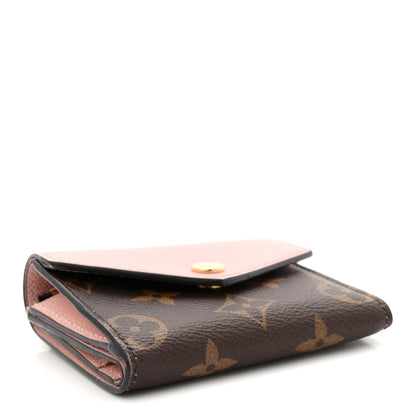 Louis Vuitton Monogram Zoe Wallet Rose Ballerine 4 of 9