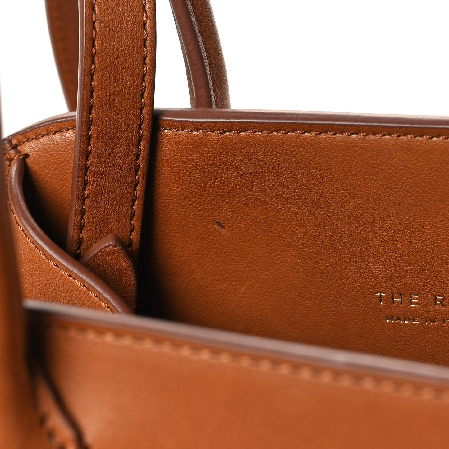 Polished Saddle Calfskin Soft Margaux 10 Bag Cuir