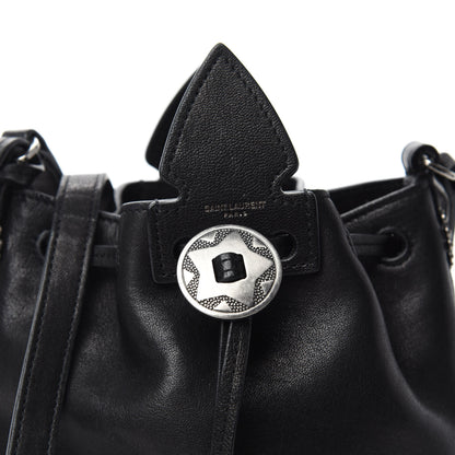 Saint Laurent Calfskin Small Anja Bucket Black 10 of 10