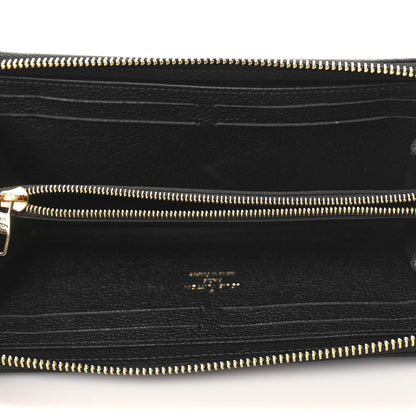 Louis Vuitton Empreinte Monogram Giant Clemence Wallet Black Beige 5 of 7