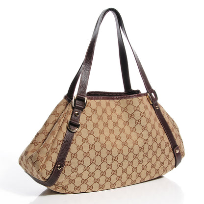 Gucci Monogram Medium Abbey Shoulder Bag Dark Brown 3 of 7