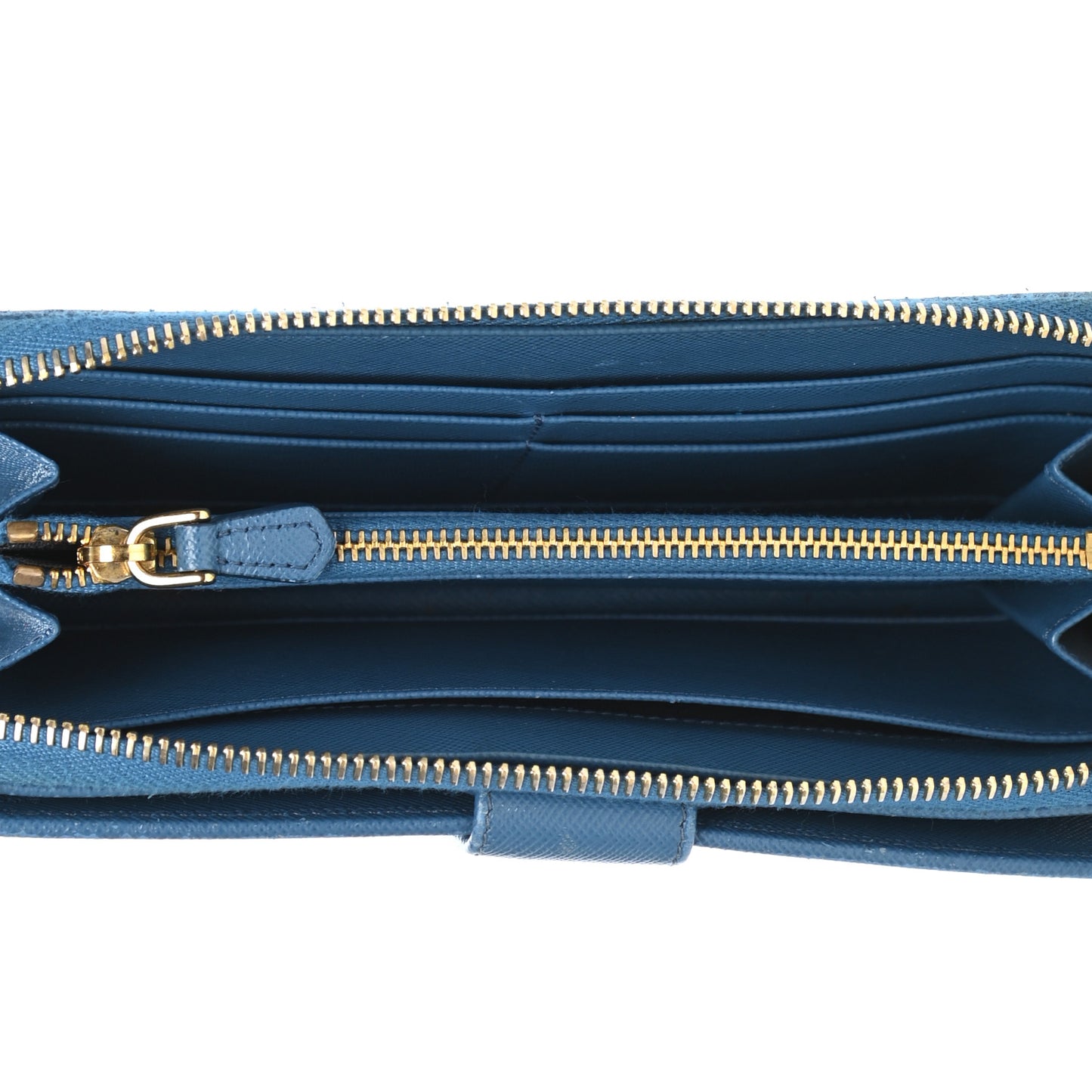 Saffiano Metal Zip Around Wallet Voyage