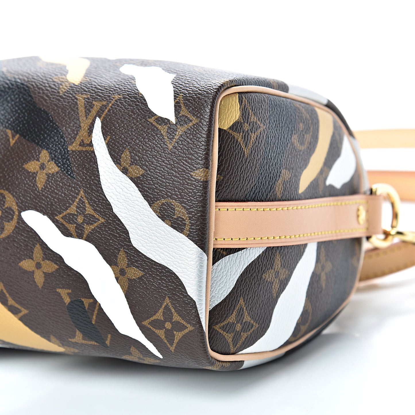 X LOL Monogram Speedy BB Gold Silver