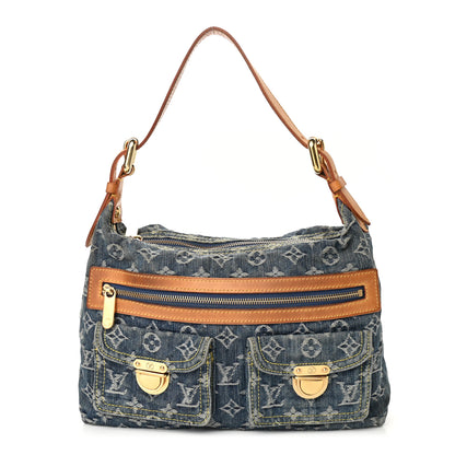 Louis Vuitton Monogram Denim Baggy PM Blue 1 of 8