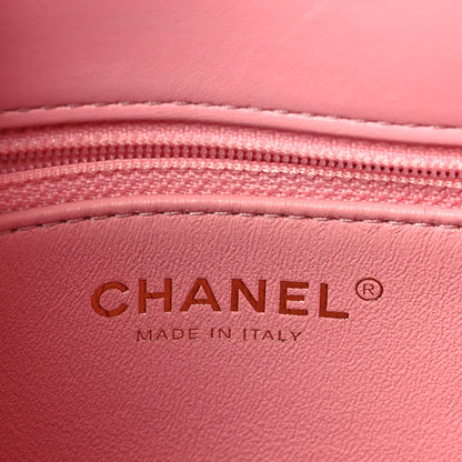 Chanel Lambskin Quilted Medium Trendy CC Flap Dual Handle Bag Pink 6 of 9