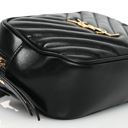 Saint Laurent Calfskin Matelasse Monogram Lou Belt Bag Black 10 of 16