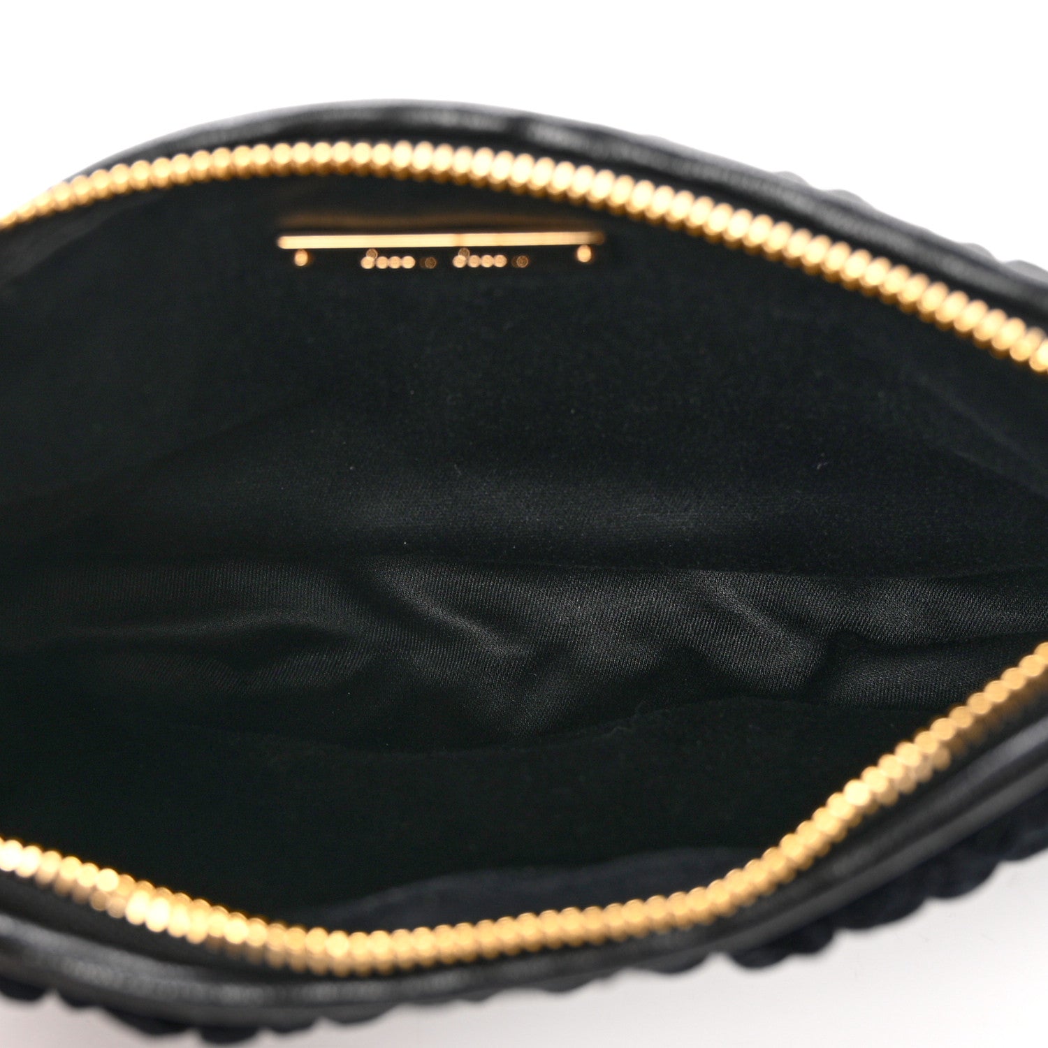 Miu Miu Velvet Matelasse Wristlet Black 5 of 7