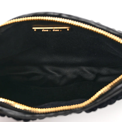 Miu Miu Velvet Matelasse Wristlet Black 5 of 7