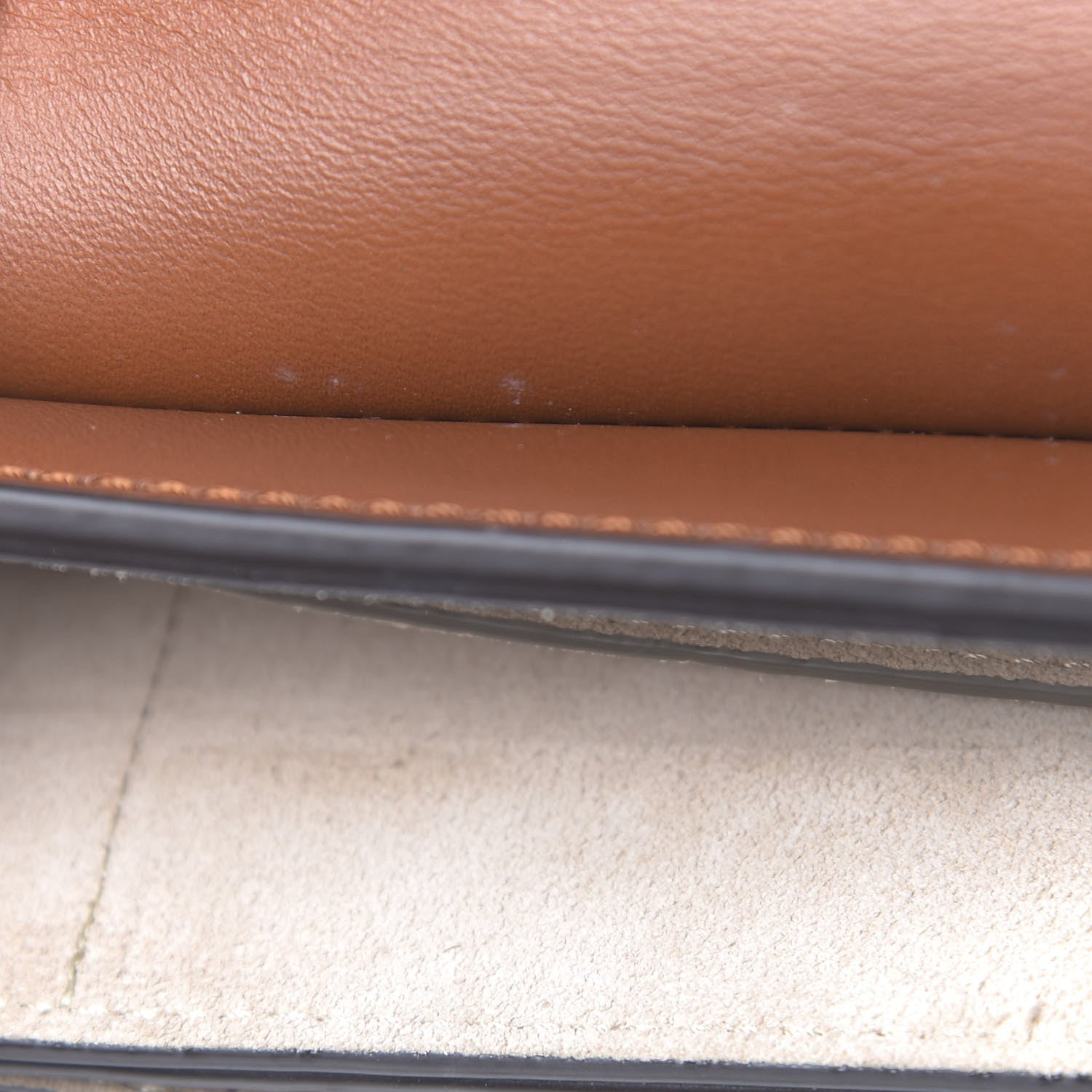 Chloe Suede Calfskin Small Faye Shoulder Bag Tobacco 12 of 12