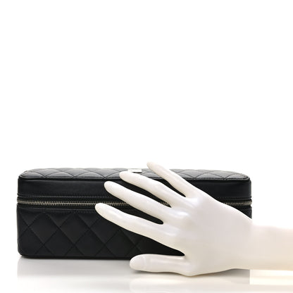 Chanel Lambskin Quilted Watch Case Black 2 of 10