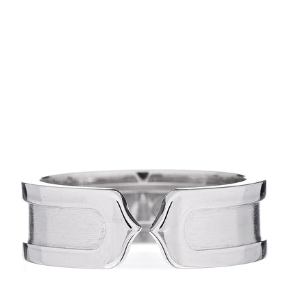 Cartier 18K White Gold 6.5mm C De Ring 53 6.5 1 of 6