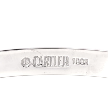 Cartier 18K White Gold LOVE Bracelet 16 4 of 7