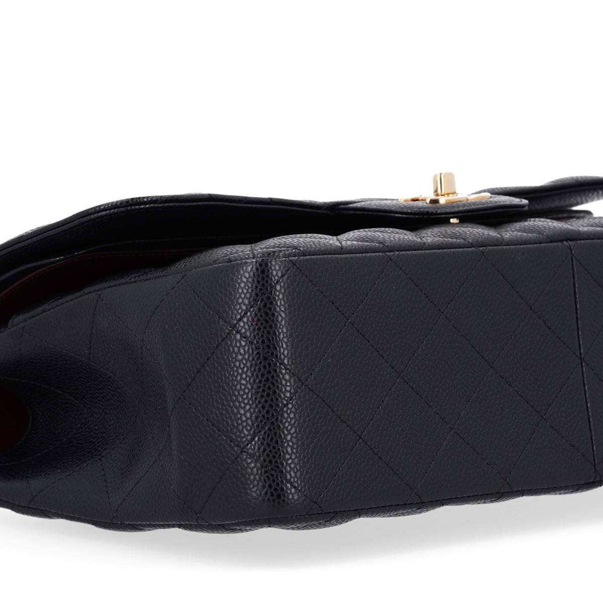 Chanel Caviar Quilted Jumbo Double Flap Black 8 of 9