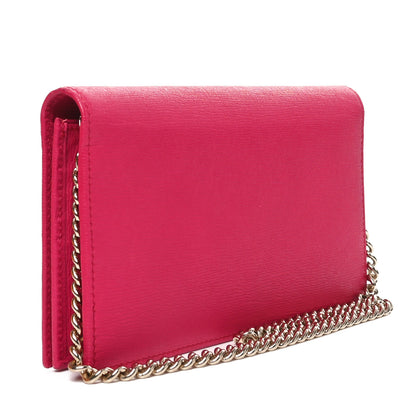 Gucci Textured Calfskin Medium Betty Chain Wallet Blossom 3 of 11