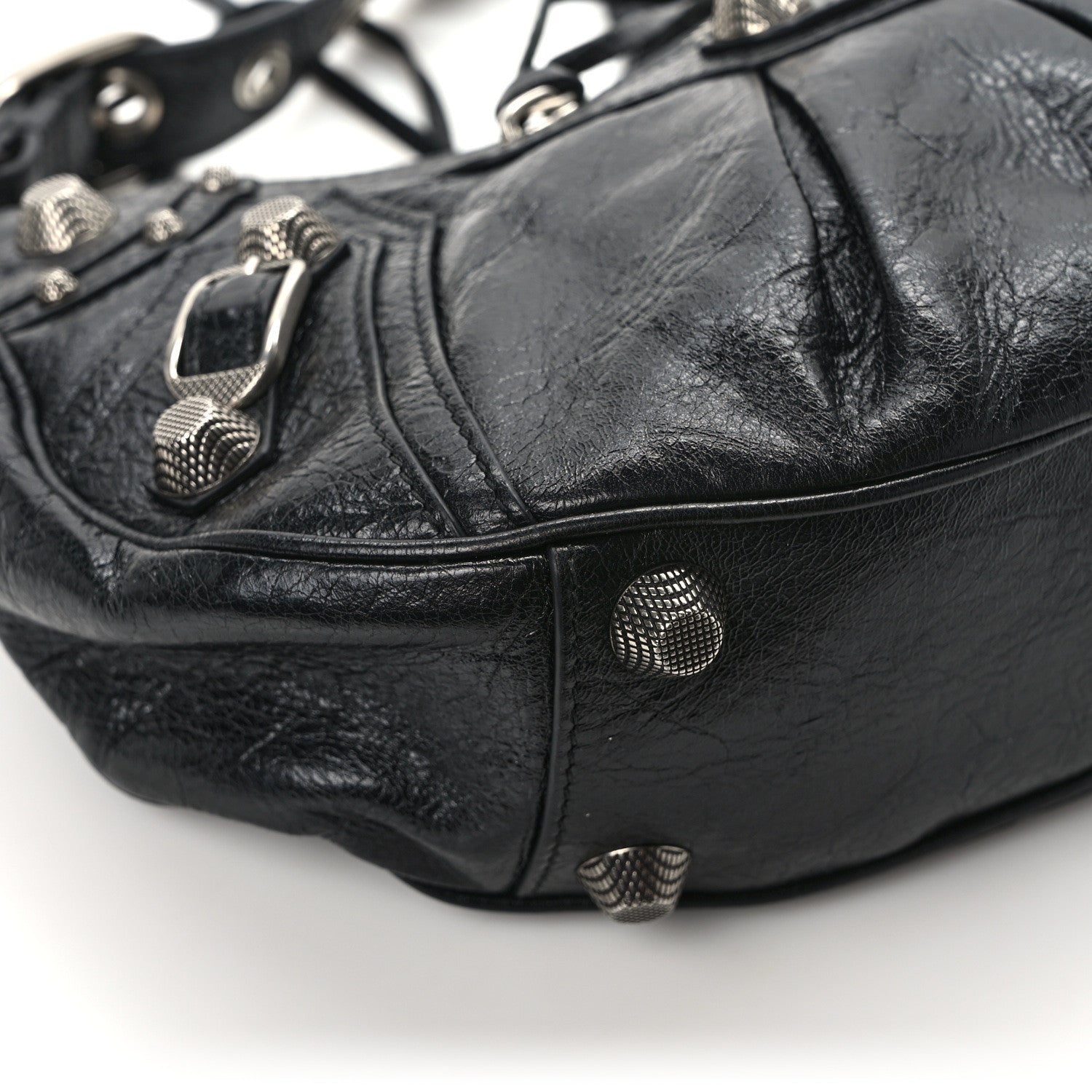 Balenciaga Agneau Arena Small Le Cagole Shoulder Bag Black 11 of 15