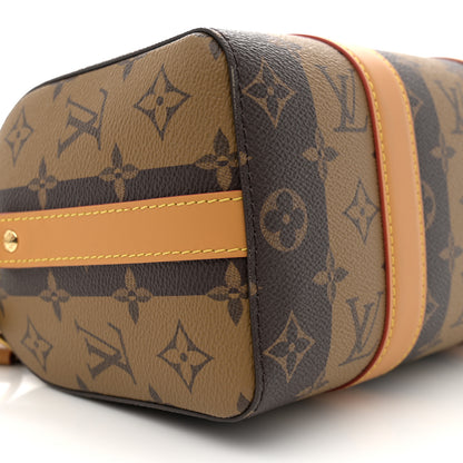 Louis Vuitton X NIGO Reverse Monogram Stripes City Keepall Bandouliere Brown 8 of 10