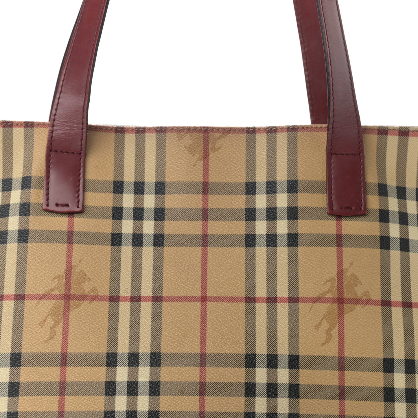 Haymarket Check Tote Red