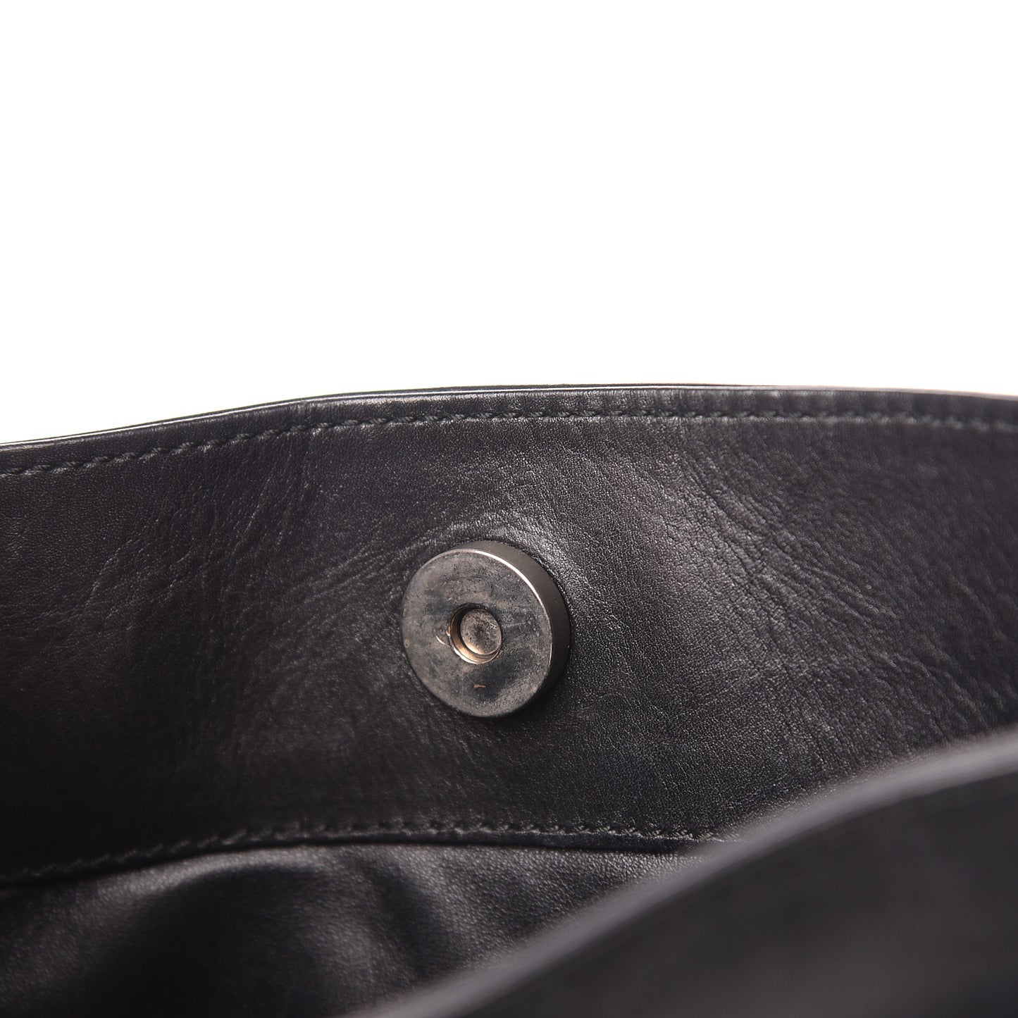 Calfskin Shoulder Bag Black