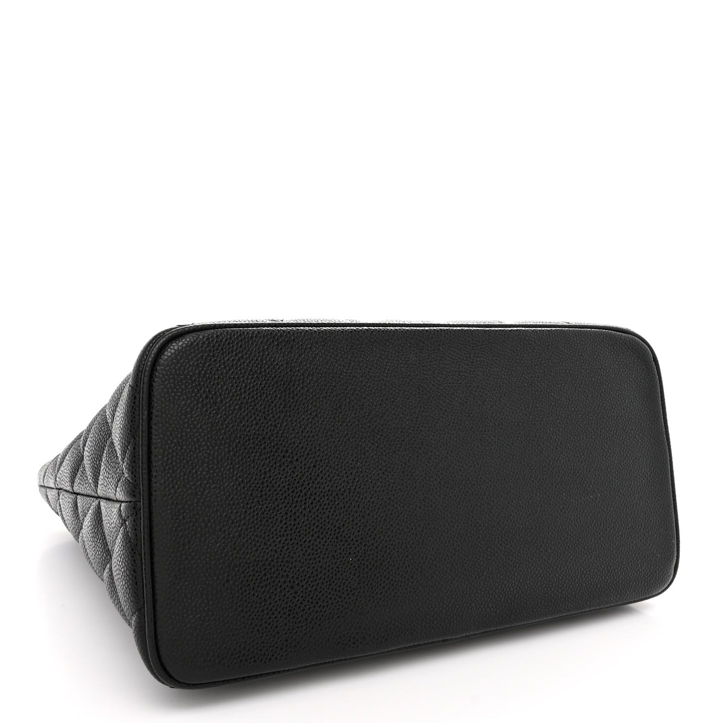 Caviar Quilted Medallion Tote Black